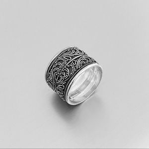 Sterling Silver Bali Ring, Boho Ring, Silver Ring, Statement Ring, Silver Band